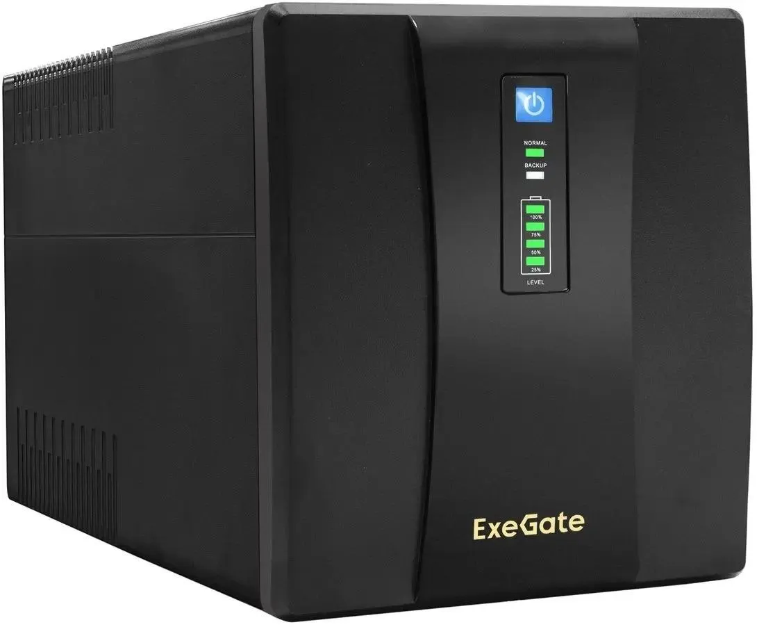 картинка ИБП ExeGate EP212521RUS Power Back UNB-1500 1500VA, Black, 4 евророзетки от магазина КомпьютерЦентр