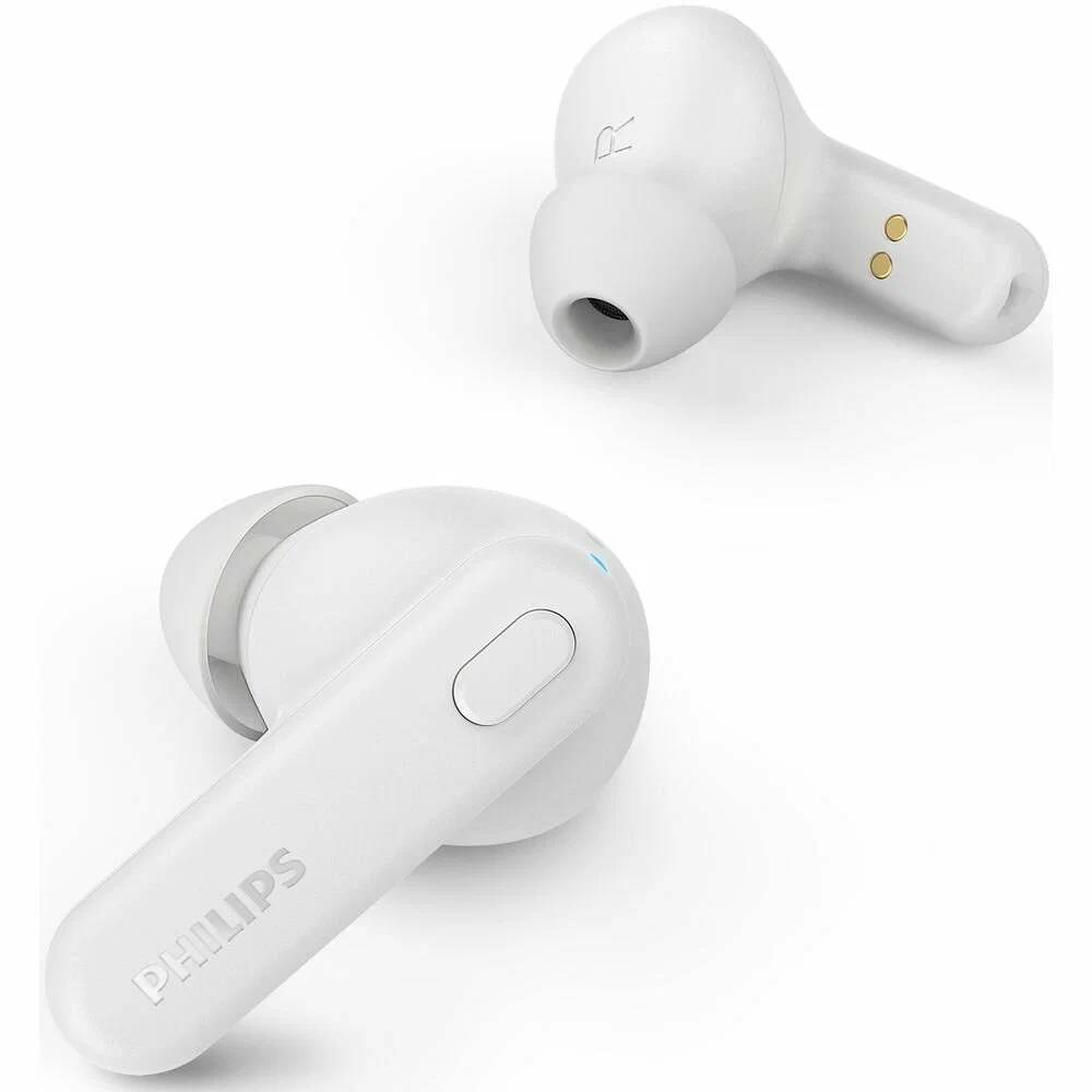 картинка Bluetooth гарнитура Philips TAT1108WT TWS White от магазина КомпьютерЦентр