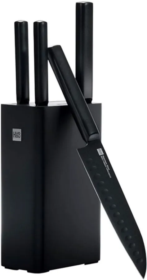 картинка Набор ножей Xiaomi HuoHou Heat Cool Black Non-stick Knife Set HU0076 Black от магазина КомпьютерЦентр