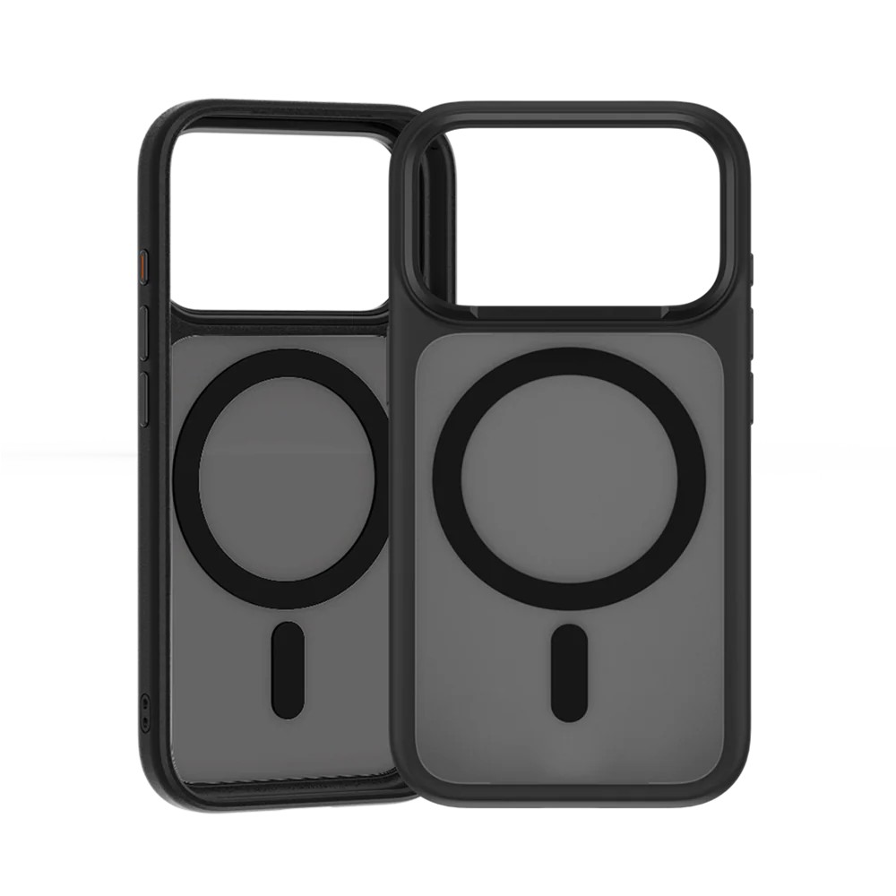 картинка Чехол силиконовый Benks Mist Protective Case (MagSafe) для iPhone 17 Pro 6.3'', цвет черный (Black) от магазина КомпьютерЦентр
