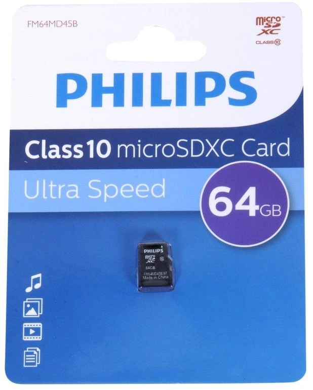 картинка Карта памяти 64Gb microSDHC Philips Class10 w/ o SD adapter (FM64MD45B/ 97) от магазина КомпьютерЦентр