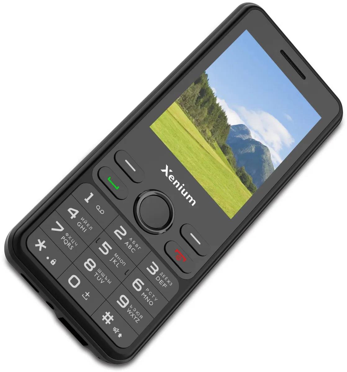 картинка Телефон мобильный Xenium X280 2.8'', Black от магазина КомпьютерЦентр