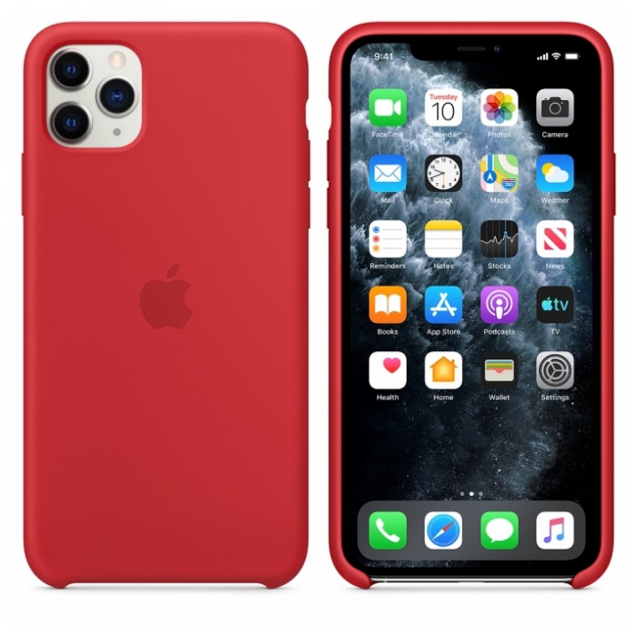 картинка Чехол Apple Silicone Case for iPhone 11 Pro Red от магазина КомпьютерЦентр
