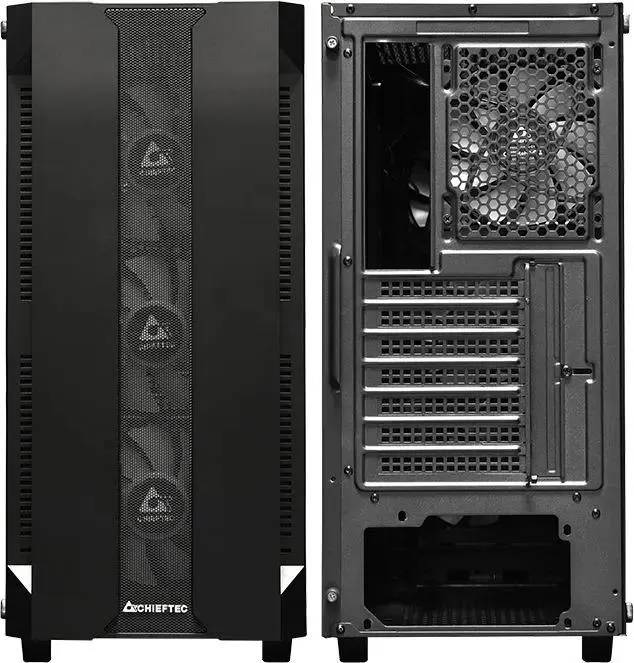 картинка Корпус Chieftec Hunter GS-01B-OP черный без БП ATX от магазина КомпьютерЦентр