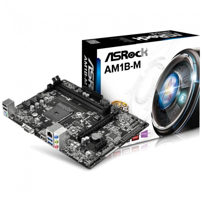 картинка Материнская плата ASRock AM1B-M (AM1B-M) от магазина КомпьютерЦентр