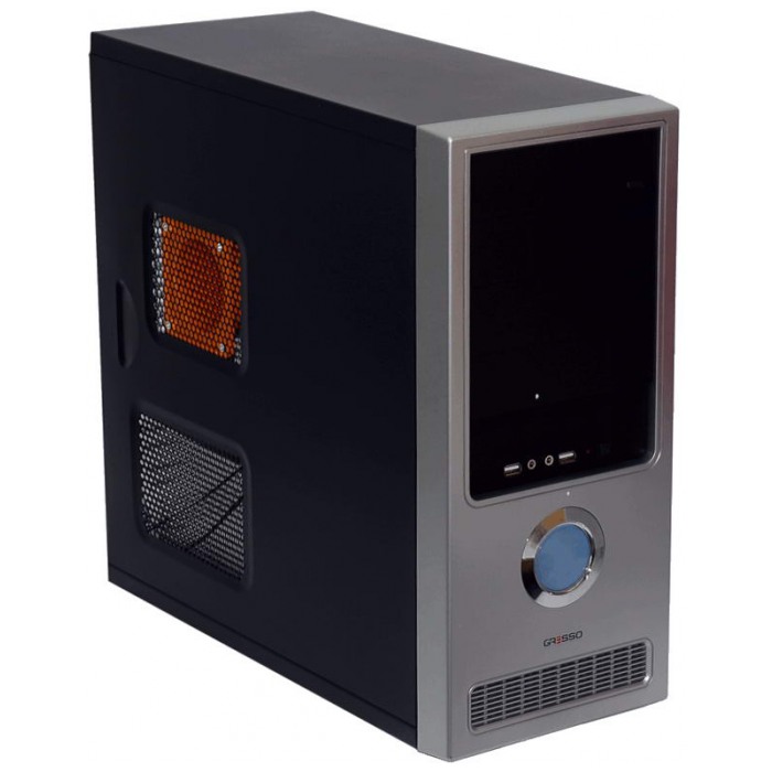 картинка Корпус Gresso GE-7005 450W Grey/Black (GE-7005) от магазина КомпьютерЦентр