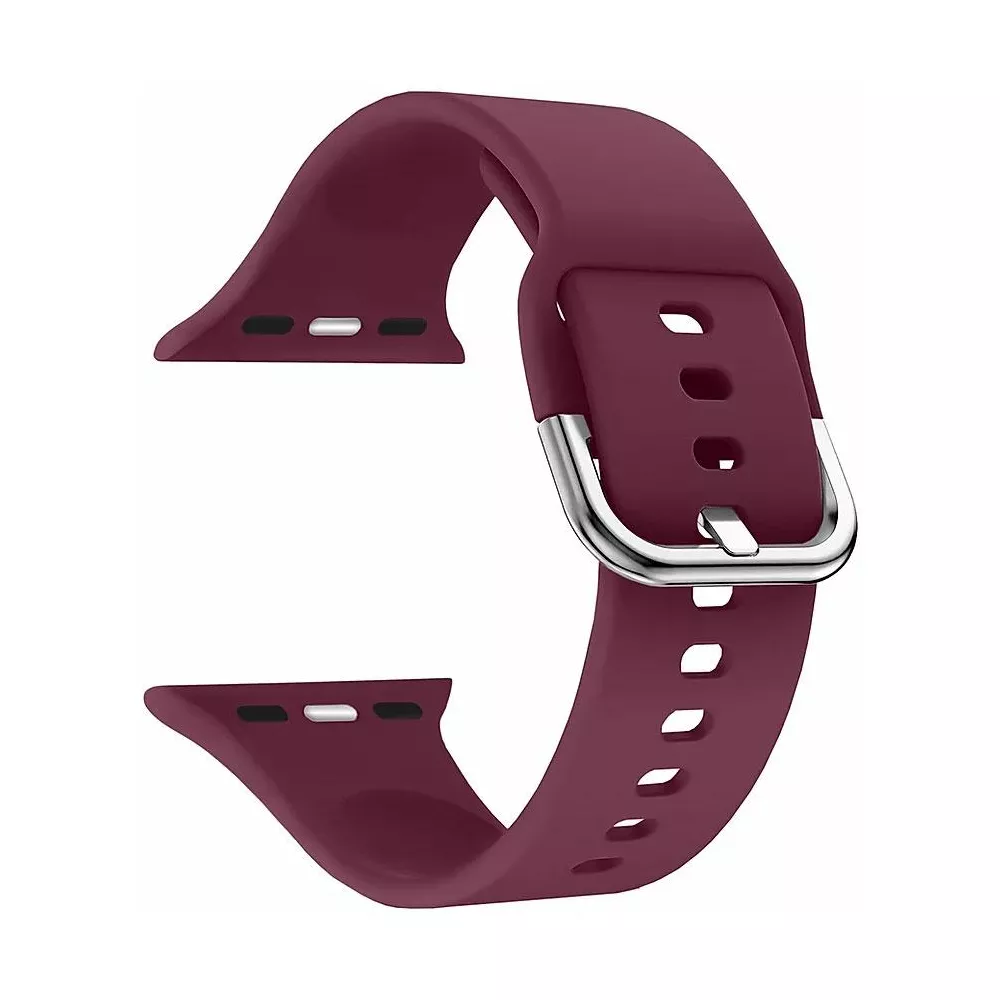 картинка Силиконовый ремешок для Apple Watch 38/ 40/ 41 mm Series 1-7, SE LYAMBDA AVIOR DSJ-17-40-WR, бордовый от магазина КомпьютерЦентр