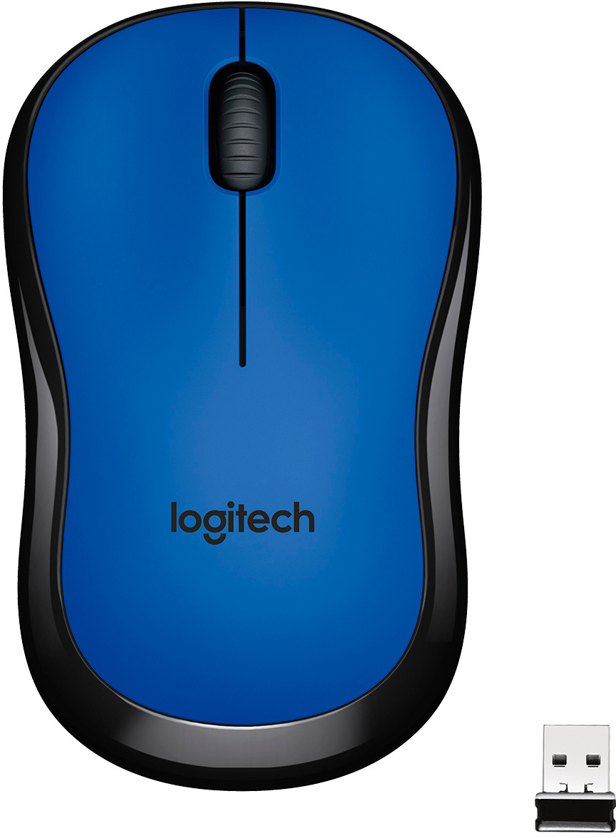 картинка Мышка Logitech M220 Silent Wireless, Blue (910-004879) от магазина КомпьютерЦентр
