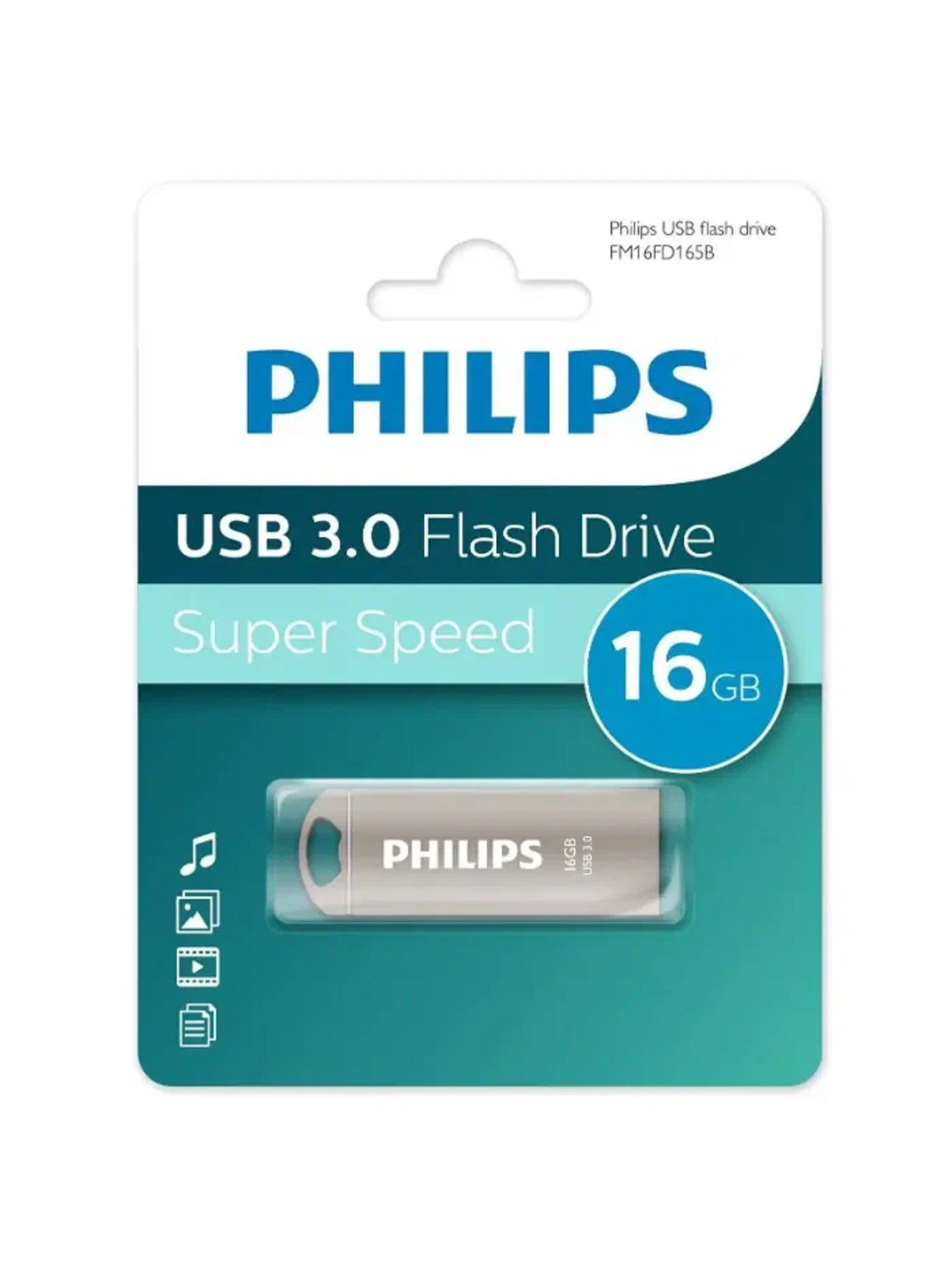 картинка USB3.0 накопитель 16Gb Philips Iron (FM16FD165B/ 97) от магазина КомпьютерЦентр