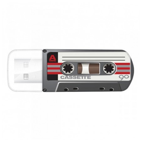картинка Флешка USB Verbatim 32Gb Verbatim Mini Cassette Edition Black/ рисунок (49391) от магазина КомпьютерЦентр