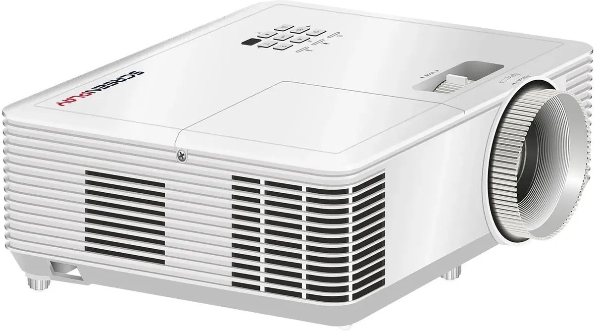 картинка Проектор ScreenPlay INFOCUS SP226 DLP, WXGA, 4000 lm, 30 000:1, 1.541.72:1, 2xHDMI 1.4, VGA in/ out, S-Video, 3.5mm in/ out, USB-A, RS-232, 10W, 27дБ, 2,9 кг, БЕЛЫЙ от магазина КомпьютерЦентр