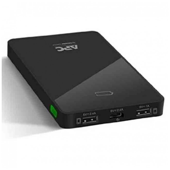 картинка Аккумулятор внешний APC PowerPack Li-Pol 5000mAh 2.4A+1A Black 2xUSB (M5BK-EC) от магазина КомпьютерЦентр