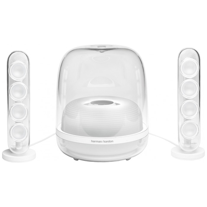 картинка Акустическая система Harman/Kardon SoundSticks 4 2.1 White (HKSOUNDSTICK4WHTRU) от магазина КомпьютерЦентр
