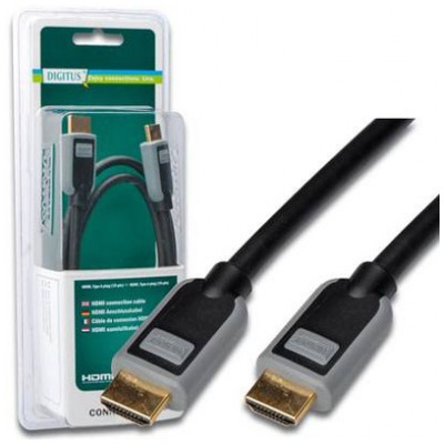 картинка Кабель Digitus HDMI to HDMI High Speed Ethernet 2m (DB-271154) от магазина КомпьютерЦентр