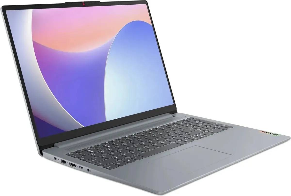 картинка Ноутбук Lenovo IdeaPad Slim 3 15AMN8 (82XQ00B5PS) 15,6'' IPS (1920x1080)/  AMD Ryzen 5 7320U /  8Gb/  256Gb SSD/  VGA Int/  noOS/  Gray от магазина КомпьютерЦентр