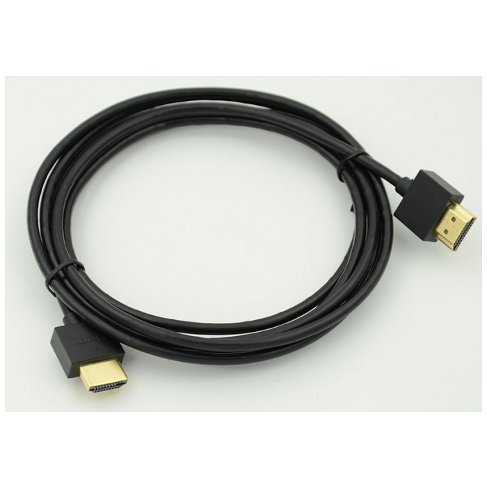 картинка Кабель Behpex HDMI Gold plated Connector, V1.4, Ultra Slim (19pin), 1м, ferrit от магазина КомпьютерЦентр