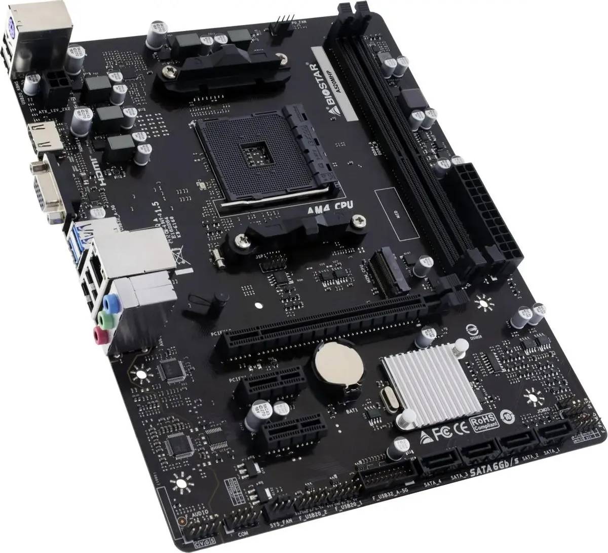 картинка Материнская плата Biostar A520MHP Soc-AM4 AMD A520 2xDDR4 mATX от магазина КомпьютерЦентр