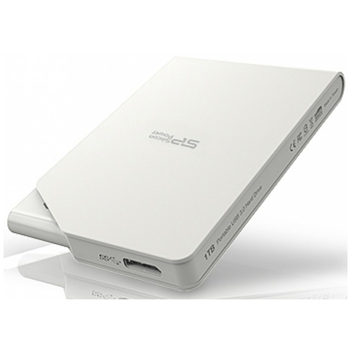 картинка Жесткий диск внешний SiliconPower 1Tb 2.5″ Steam S03 USB3.0 White (SP010TBPHDS03S3W) от магазина КомпьютерЦентр