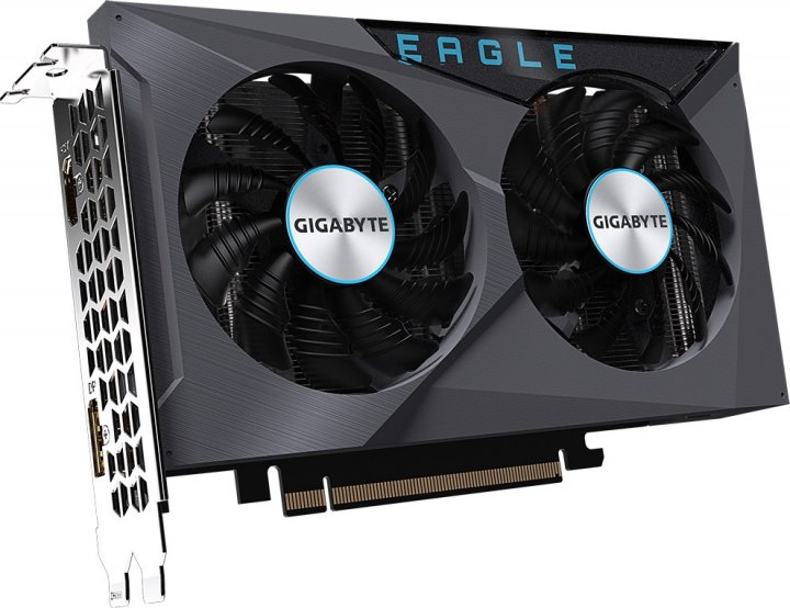 картинка В/ к 4Gb GDDR6 AMD Radeon RX6500XT Gigabyte, 2610/ 18000, 64bit, HDMI/ DP (GV-R65XTEAGLE-4GD) от магазина КомпьютерЦентр