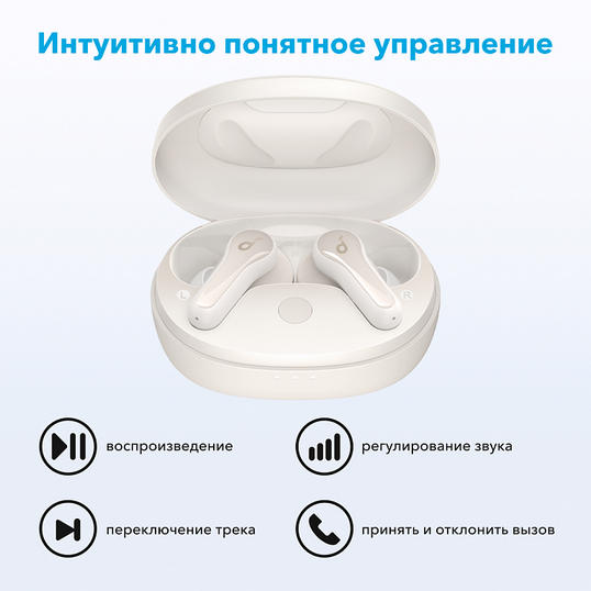картинка Bluetooth-гарнитура Anker Soundcore Life Note E A3943 White от магазина КомпьютерЦентр