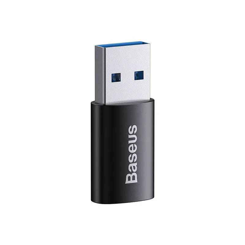 картинка Adapter Baseus Ingenuity Series Mini OTG Adaptor USB 3.1 to Type-C Black от магазина КомпьютерЦентр