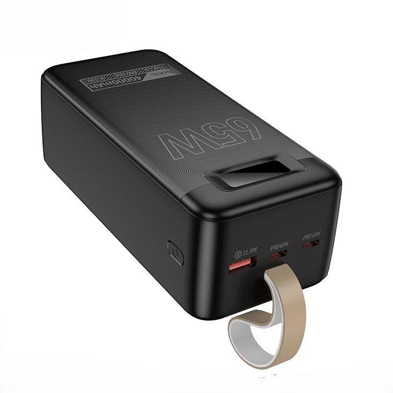 картинка Внешний аккумулятор Hoco DB82 Aquila PD65W fully compatible power bank (40000mAh) black от магазина КомпьютерЦентр