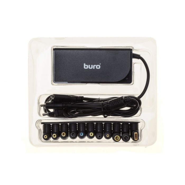 картинка Универсальный блок питания для ноутбука Buro BUM-00220B65 65W  (BUM-00220B65) от магазина КомпьютерЦентр
