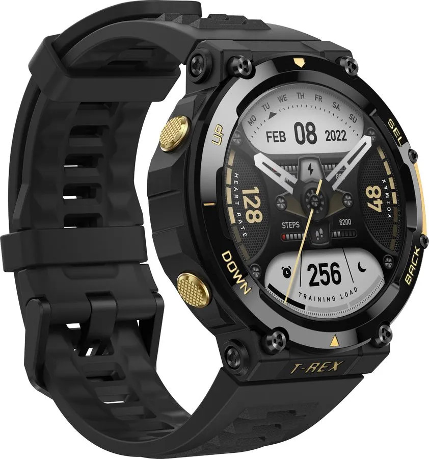 картинка Смарт-часы Xiaomi AMAZFIT T-Rex 2 A2170 Black/ Gold от магазина КомпьютерЦентр