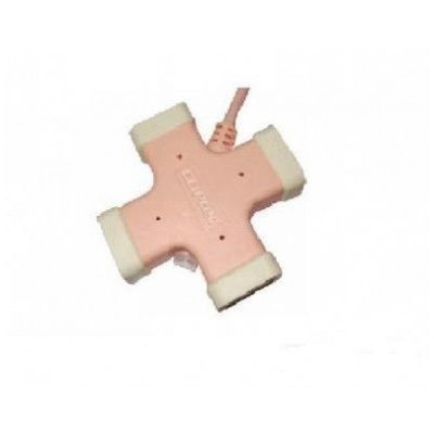картинка HUB USB Cliptec ZH201 4-port Pink (ZH201-PK) от магазина КомпьютерЦентр