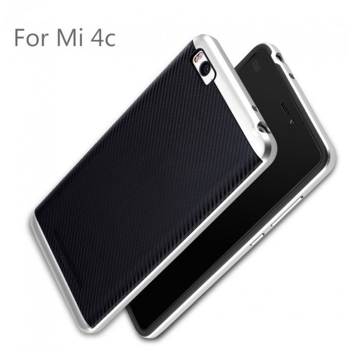 картинка Чехол iPaky for Xiaomi Mi 4c/ 4i Black/ Silver  (B08-B-06) от магазина КомпьютерЦентр