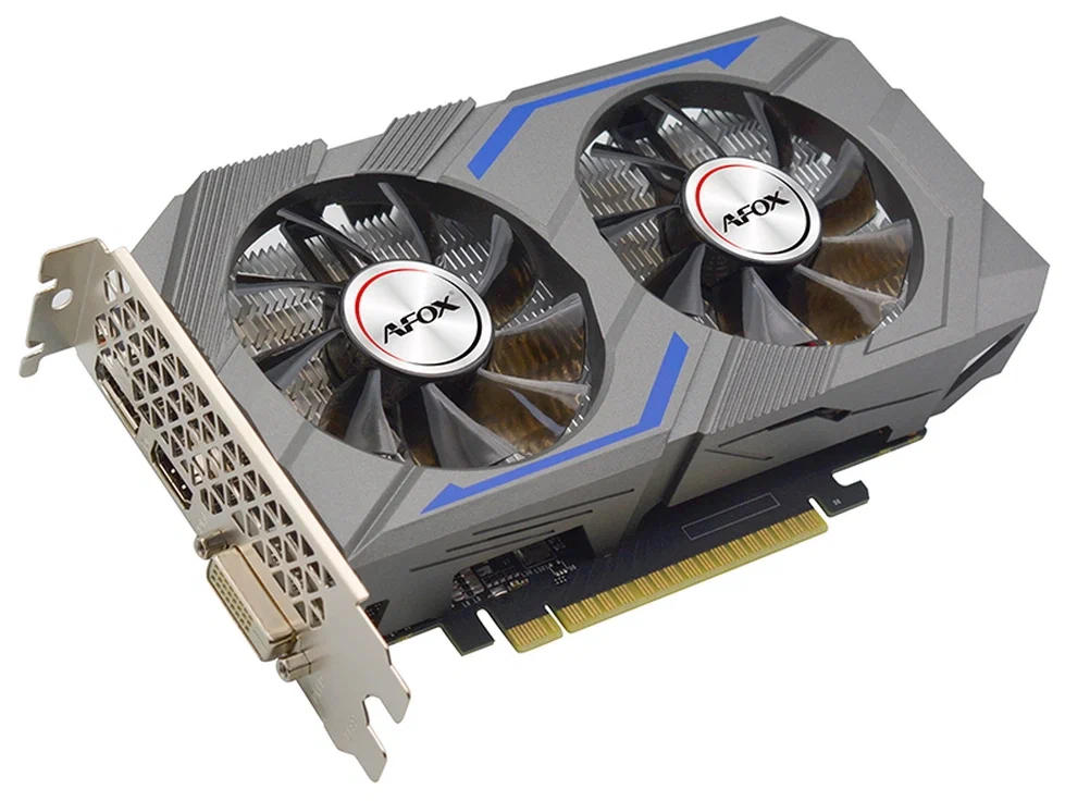картинка Видеокарта 4Gb DDR6 GeForce GTX1650 AFOX Dual FAN Retail (AF1650-4096D6H1-V4) от магазина КомпьютерЦентр