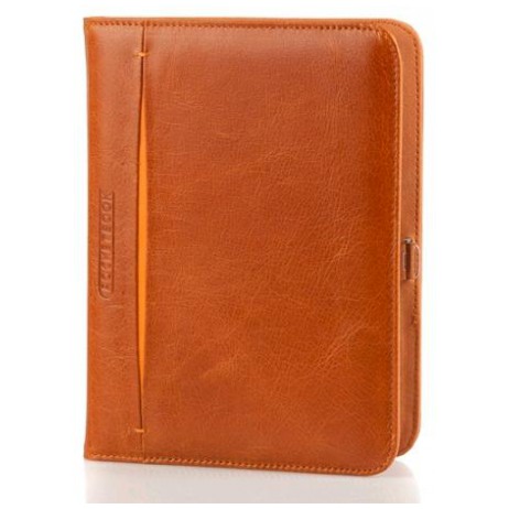 картинка Чехол PocketBook 6″ Leather Brown-Orange (HJLC-EP12-BR-BS) от магазина КомпьютерЦентр