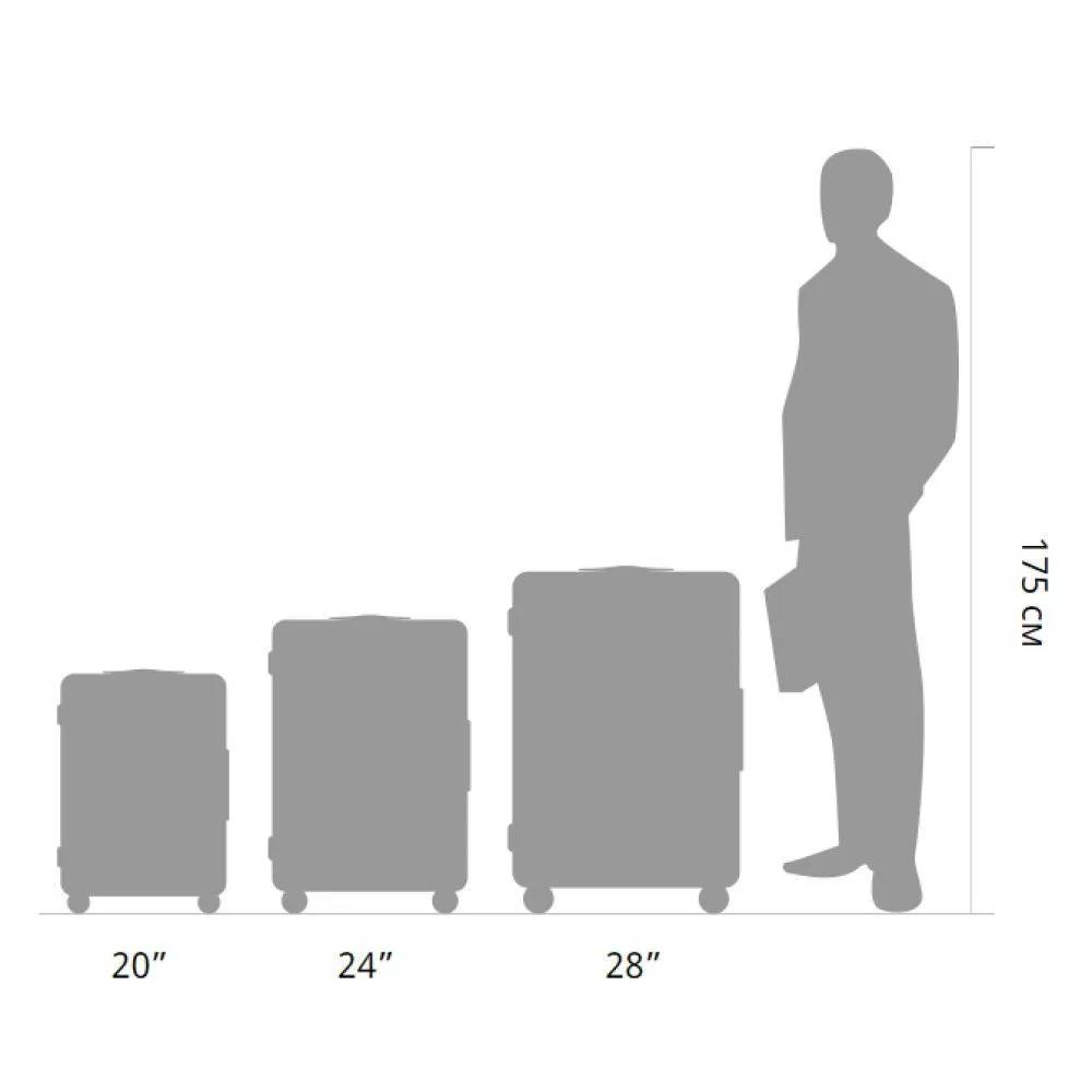 картинка Чемодан Xiaomi Ninetygo Danube Luggage 20 Grey от магазина КомпьютерЦентр