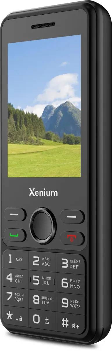 картинка Телефон мобильный Xenium X280 2.8'', Black от магазина КомпьютерЦентр