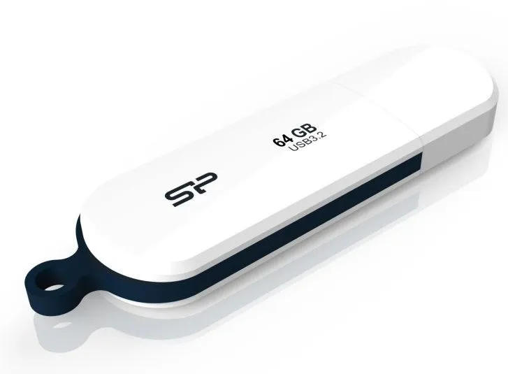 картинка USB3.2 накопитель 64Gb SiliconPower Blaze B32 White (SP064GBUF3B32V1W) от магазина КомпьютерЦентр