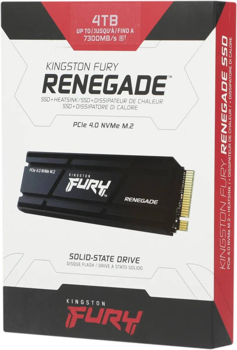 картинка SSD накопитель 4 Тб Kingston PCI-Ex4 (SFYRDK/ 4000G) Fury Renegade M.2 2280 от магазина КомпьютерЦентр