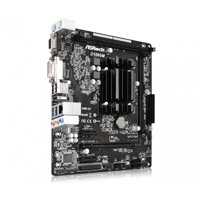 картинка Материнская плата ASRock D1800M (D1800M) от магазина КомпьютерЦентр