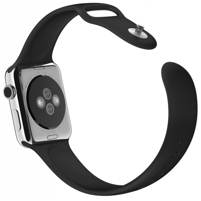 картинка Ремешок Apple Sport Band for Apple Watch 42mm Black (MJ4Q2ZM/A) от магазина КомпьютерЦентр