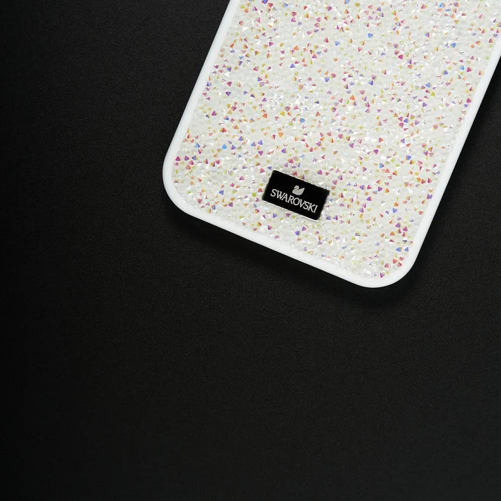 картинка Чехол Swarovski для iphone 15 Белый от магазина КомпьютерЦентр