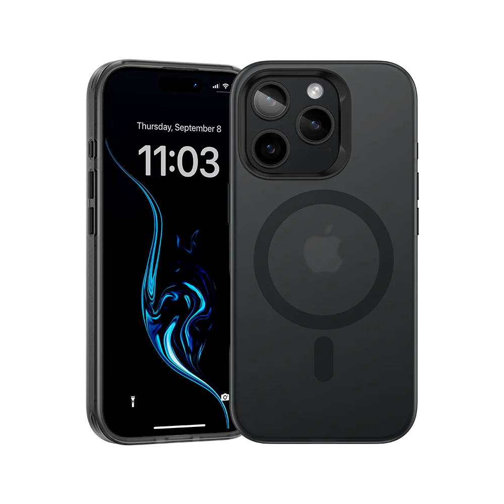 картинка Чехол силиконовый Benks Lucid Armor Case (MagSafe) для iPhone 16 Pro Max 6.9'', цвет черный (Black) от магазина КомпьютерЦентр