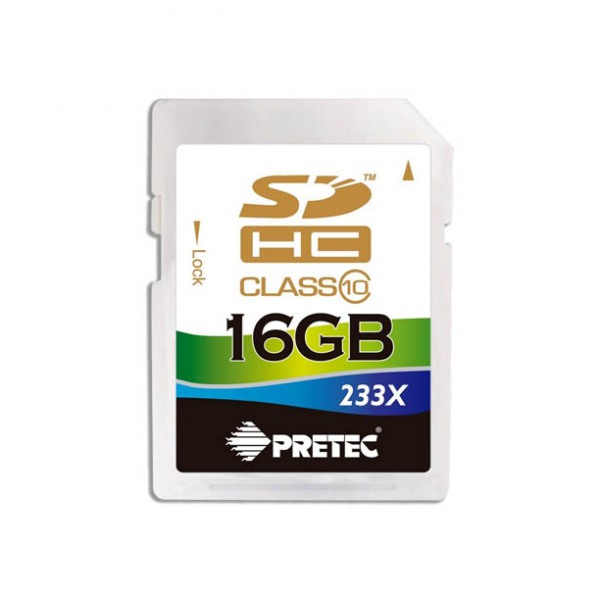 картинка Карта памяти Pretec 16Gb SDHC Class 10 (SDHC C10 16GB) от магазина КомпьютерЦентр