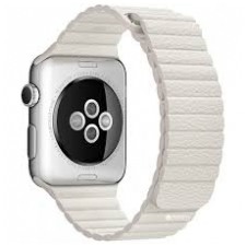 картинка Ремешок Apple Watch Leather Loop 38mm White  от магазина КомпьютерЦентр