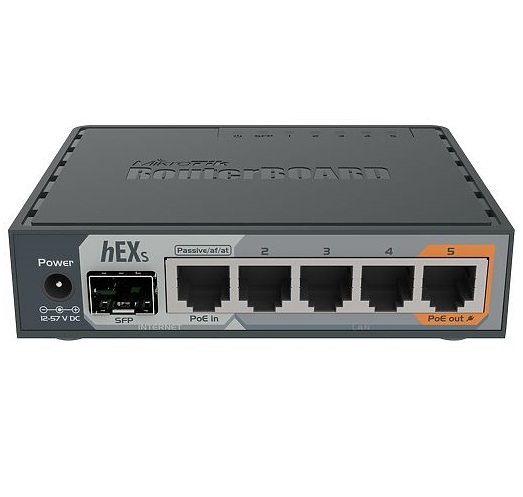 картинка PoE-маршрутизатор MikroTik RB760iGS (HEX S) от магазина КомпьютерЦентр