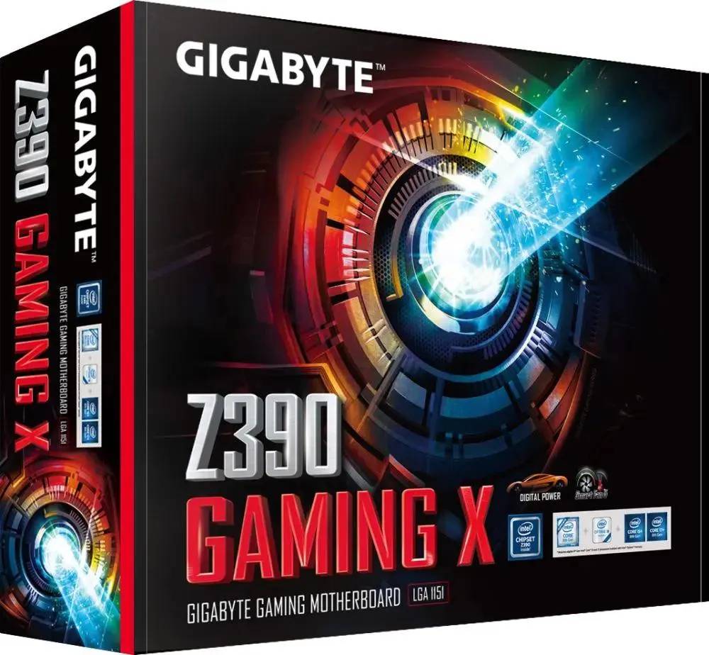 картинка Материнская плата GIGABYTE LGA1151-v2 Z390 GAMING X 4xDDR4 от магазина КомпьютерЦентр