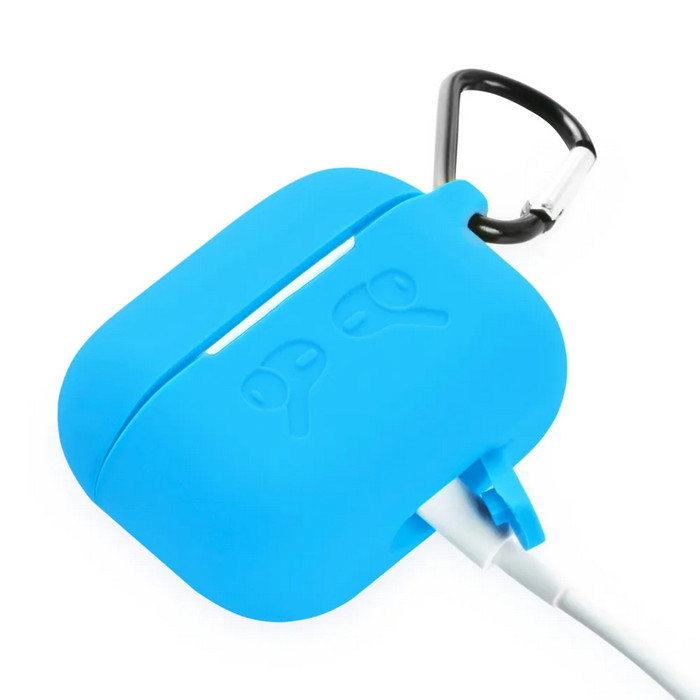 картинка Чехол Gurdini Soft Touch для Apple Airpods Pro Blue от магазина КомпьютерЦентр