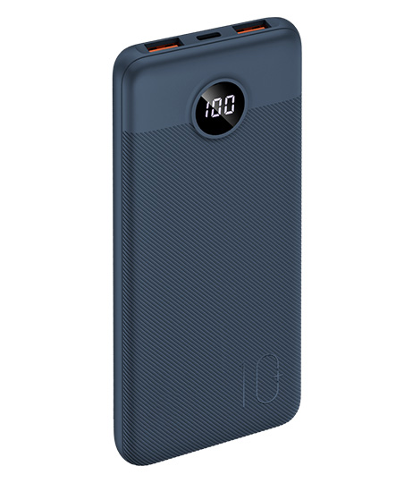 картинка Внешний аккумулятор TFN PowerBank 10000mAh (TFN-PB-257-BL) Dk.Blue от магазина КомпьютерЦентр