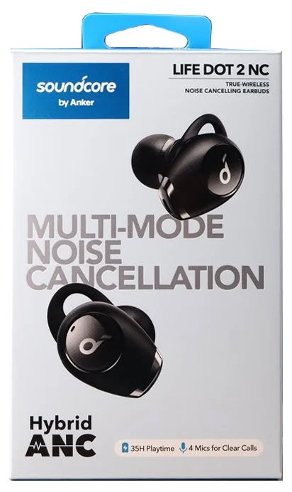картинка Bluetooth-гарнитура Anker Soundcore Life Dot 2 NC A3931 black от магазина КомпьютерЦентр