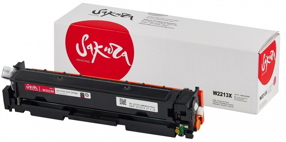 картинка Картридж лазерный Sakura W2213X (SAW2213X) (HP 207X) для HP, пурпурный от магазина КомпьютерЦентр