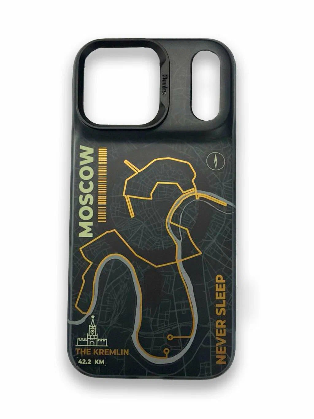 картинка Чехол силиконовый Benks City MOSCOW Phone Case (MagSafe) для iPhone 17 Pro Max от магазина КомпьютерЦентр