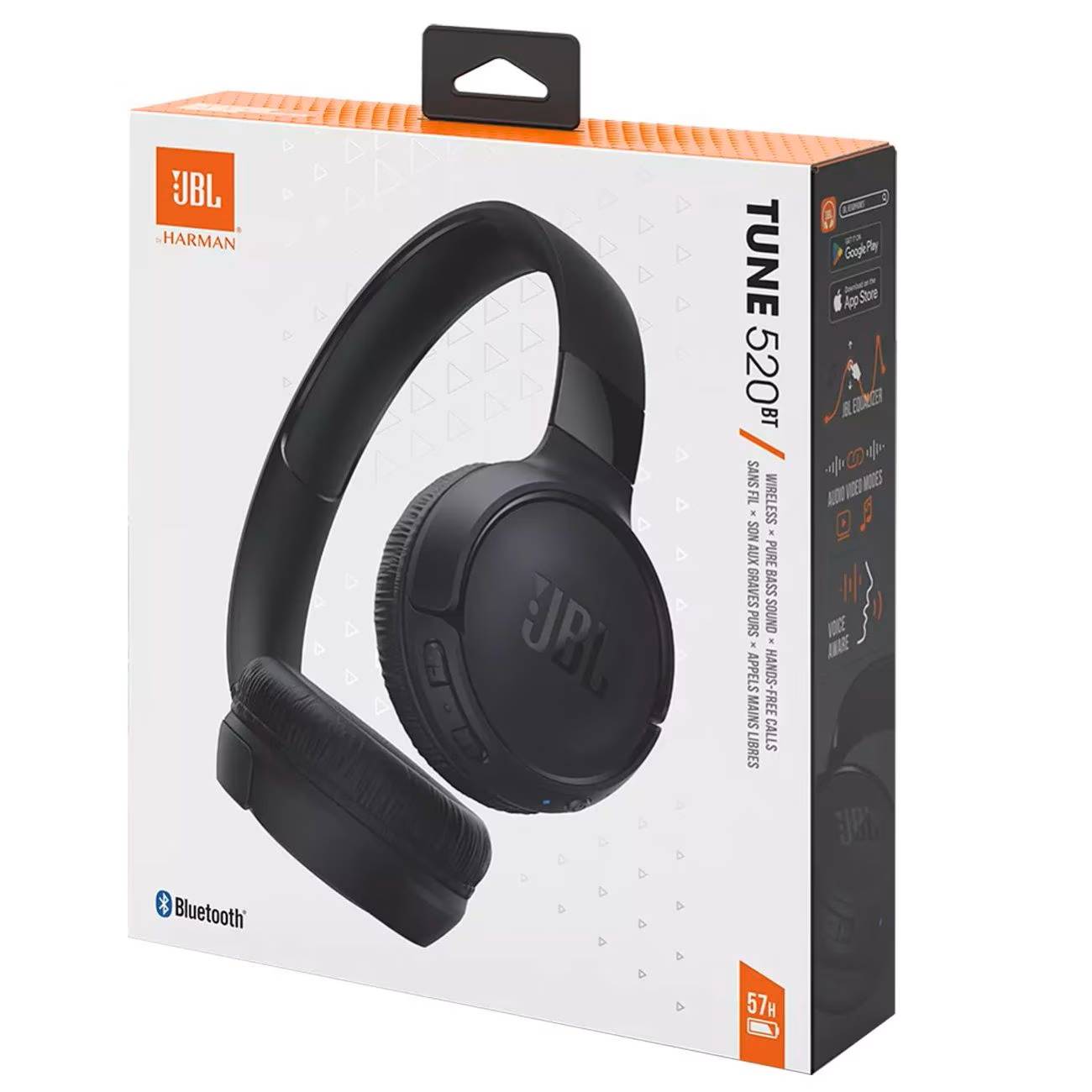 картинка Bluetooth гарнитура JBL Tune 520BT Black (JBLT520BTBLK) от магазина КомпьютерЦентр